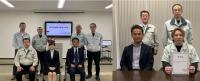 佐藤工機（入社式と昇格者辞令交付）